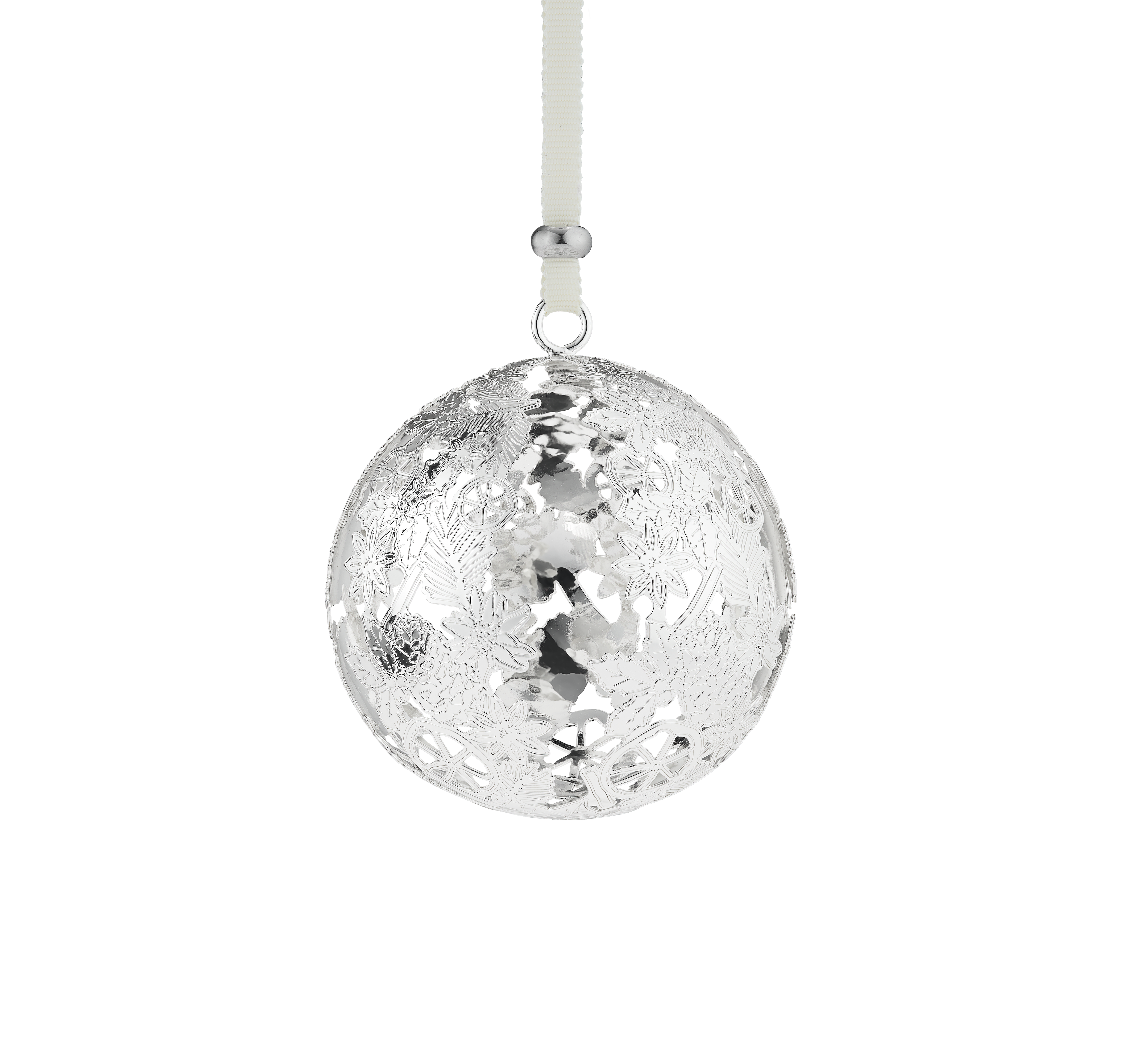 クリスマスボール 2025 シルバー